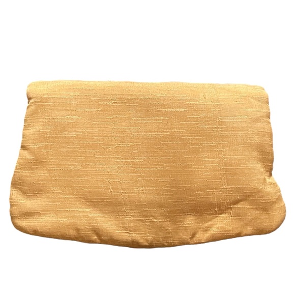 Vintage Ingber FoldOver Clutch Purse Canary Yellow Gold Hardware Kiss Lock Close - Picture 8 of 16